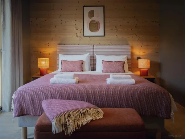 Chambre avec lit double