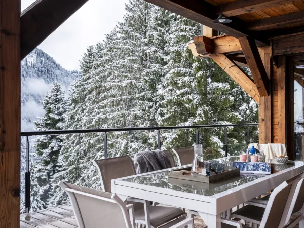 Terrasse en hiver