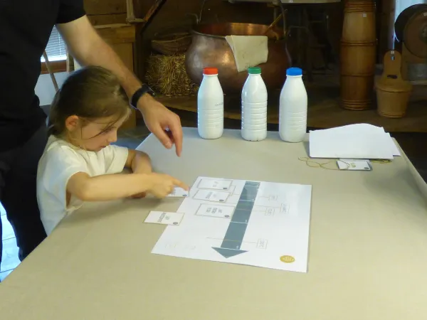 Groupes enfants : La voie lactée des vaches - atelier : de la vache aux produits laitiers