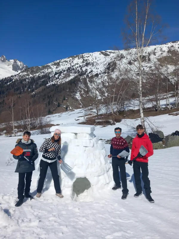 l'igloo terminé
