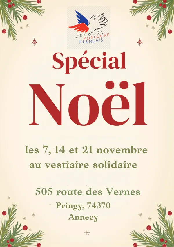 Braderie solidaire spéciale Noël