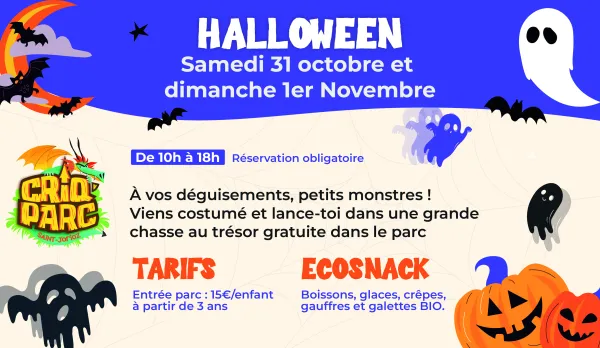 Chasse au trésor d'Halloween au Criq'Parc