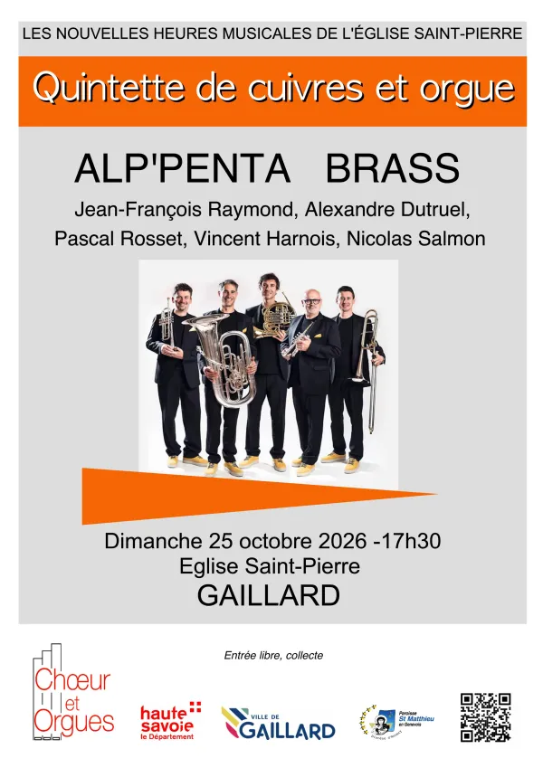 Concert - Quintette de cuivre Alp'Penta Brass