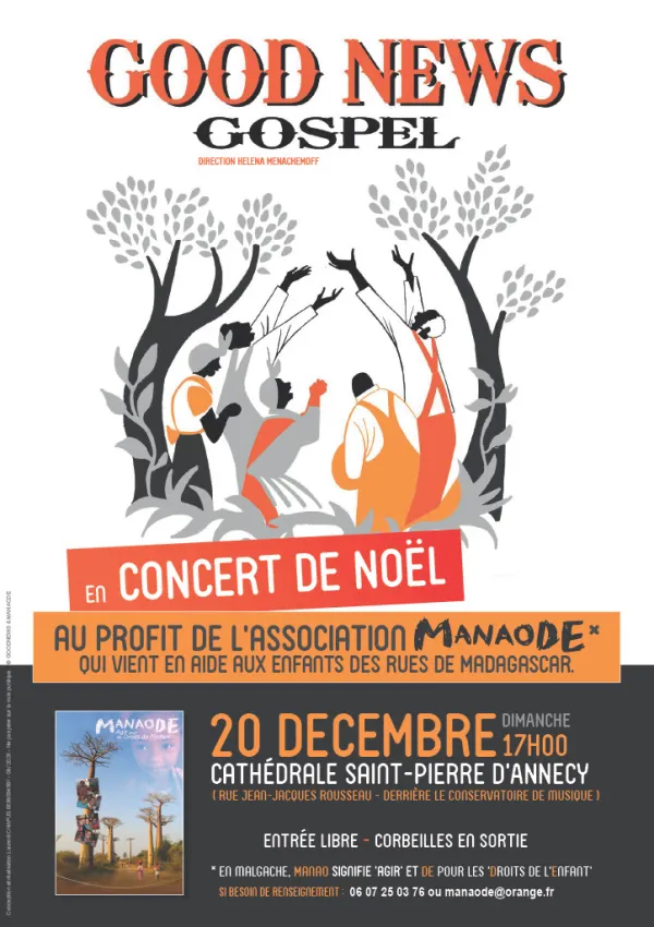 Concert de Noël de Good News Gospel