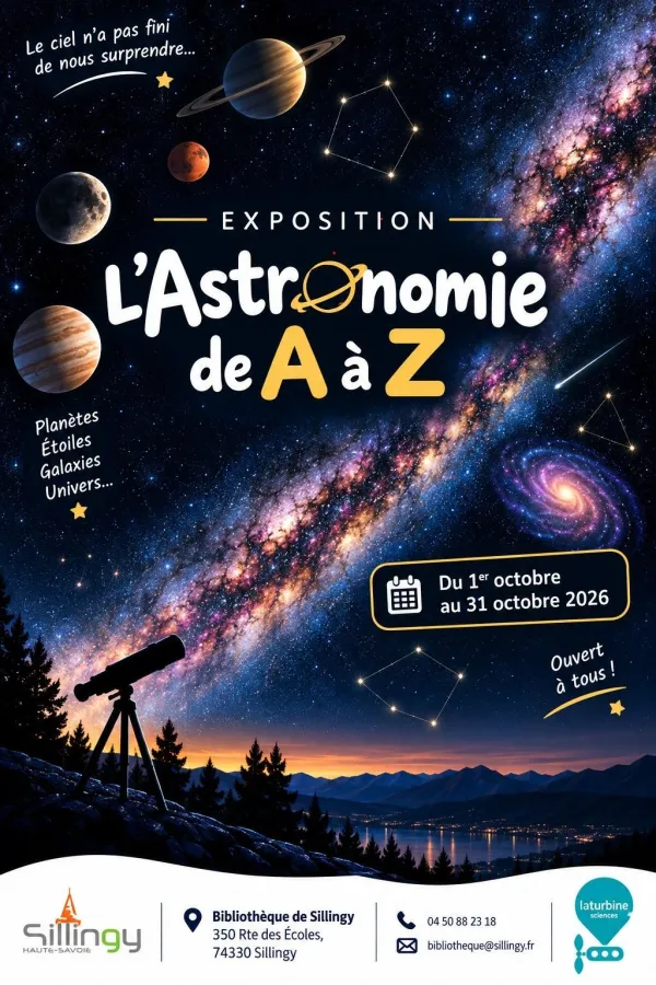 Exposition : l'astronomie de A à Z