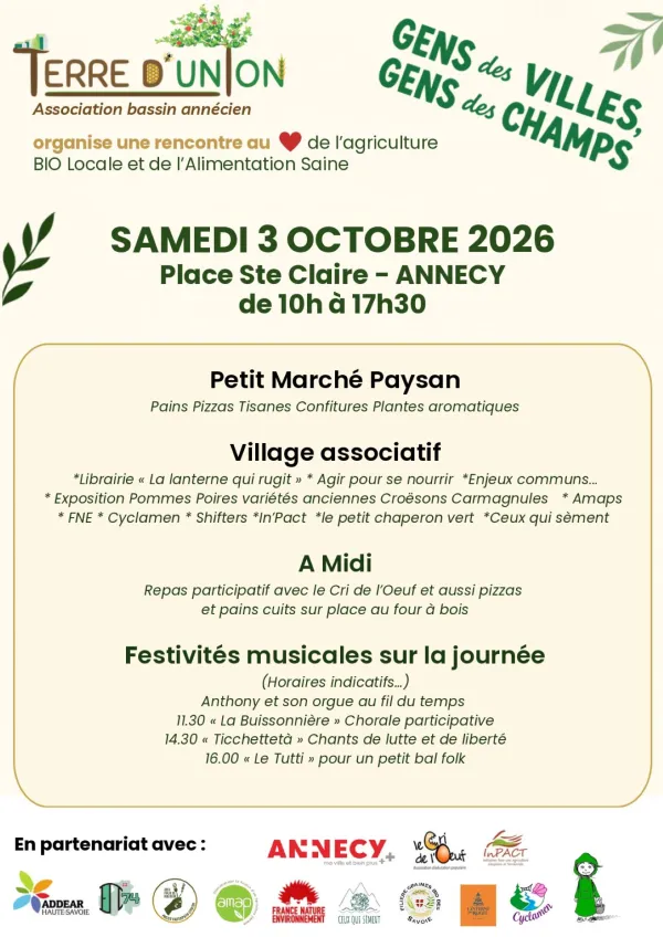 Gens des villes, gens des champs