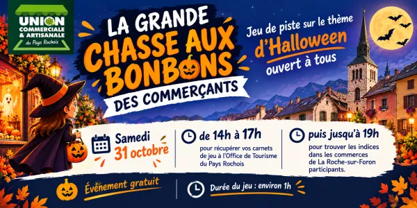 La grande chasse aux bonbons des commerçants