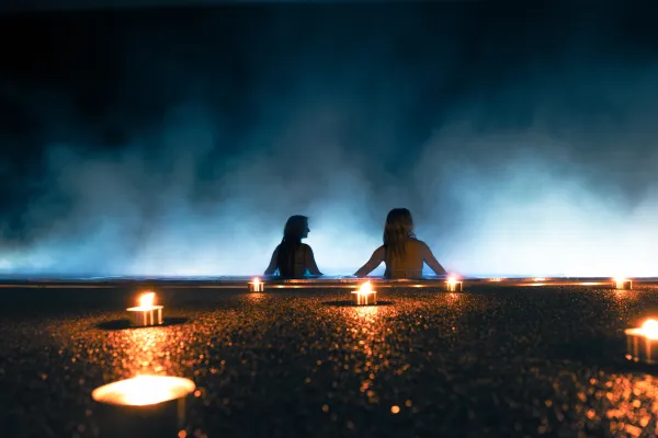 Nuit lumineuse à la balnéoforme