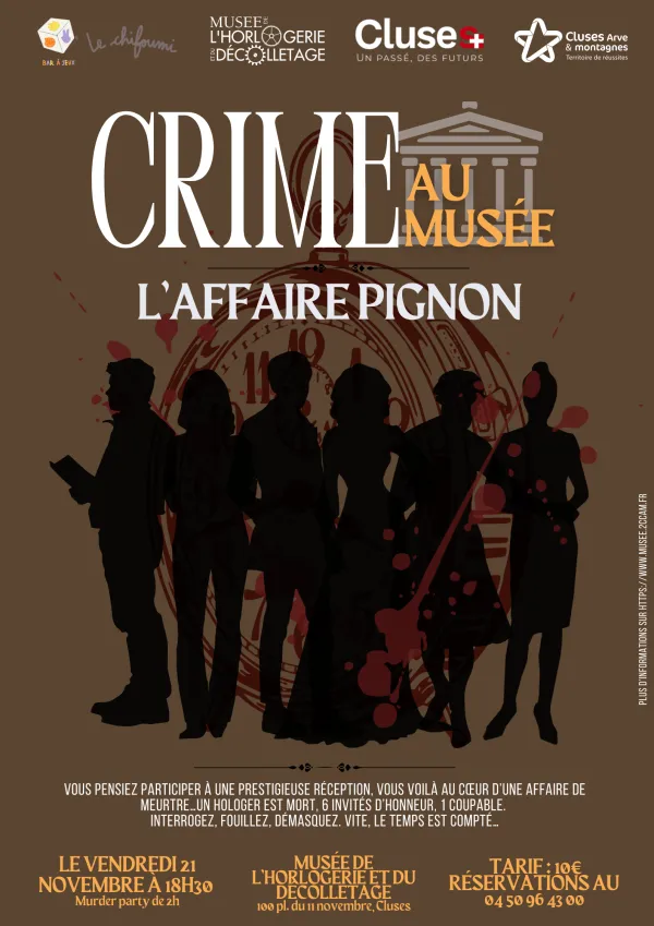 Soirée Murder Party - << Crime au musée : L'affaire Pignon >>