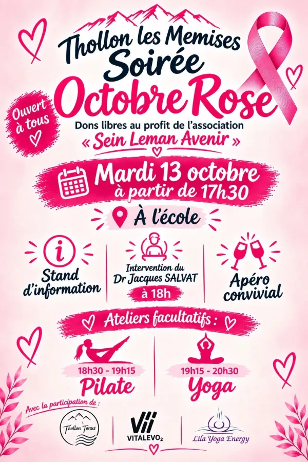 Soirée Octobre Rose