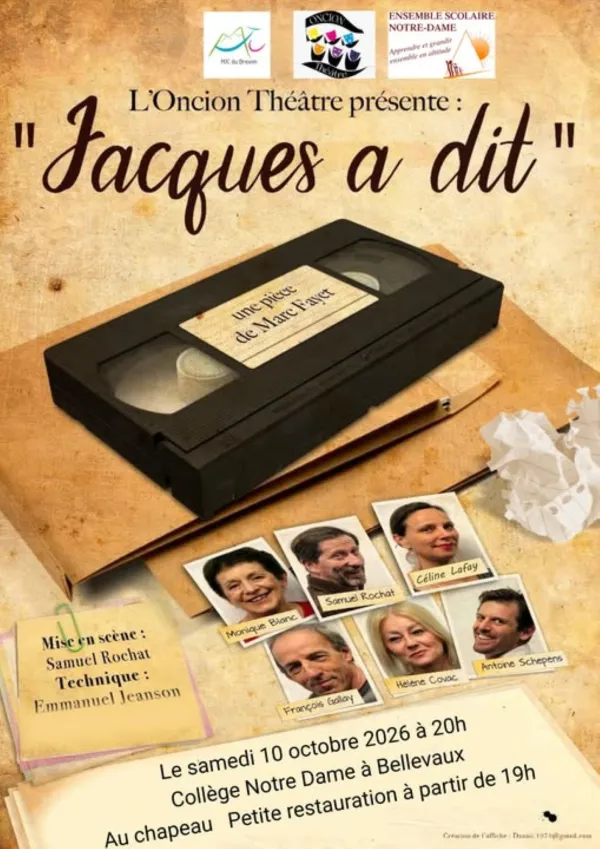 Soirée théâtre par la cie ONCION