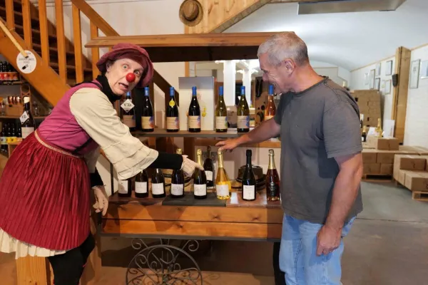 Visite clownesque et dégustation_Seyssel