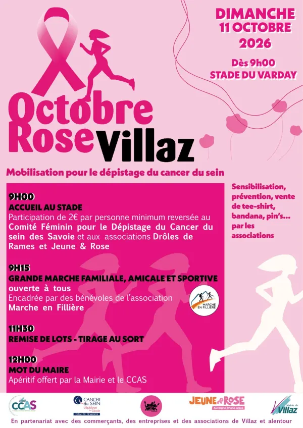 Octobre rose à Villaz