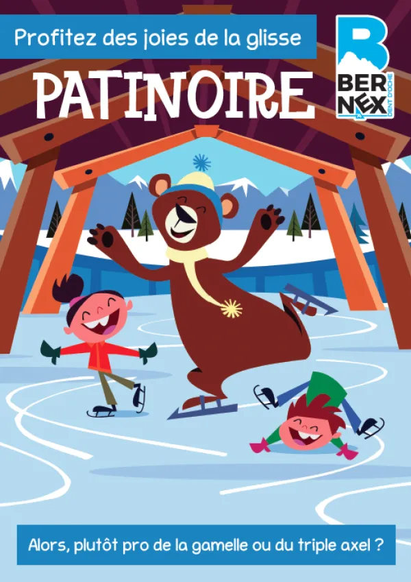 Patinoire en glace naturelle