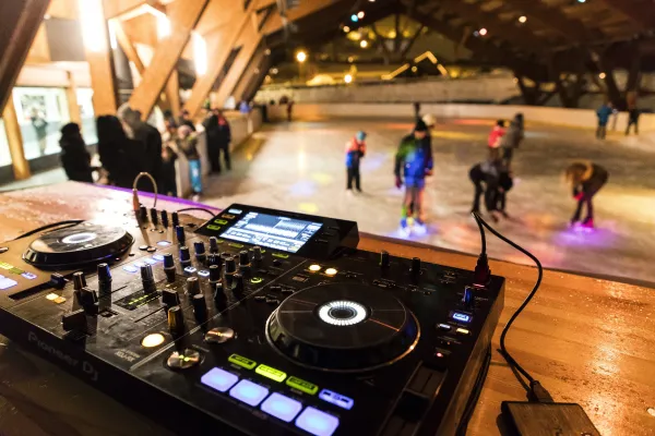 Soirée DJ sur glace