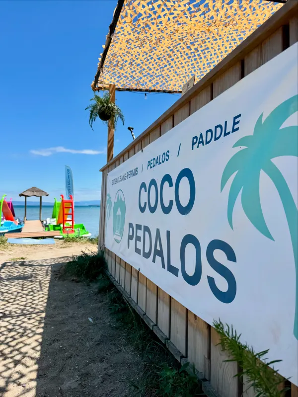 Coco pedalos à Excenevex