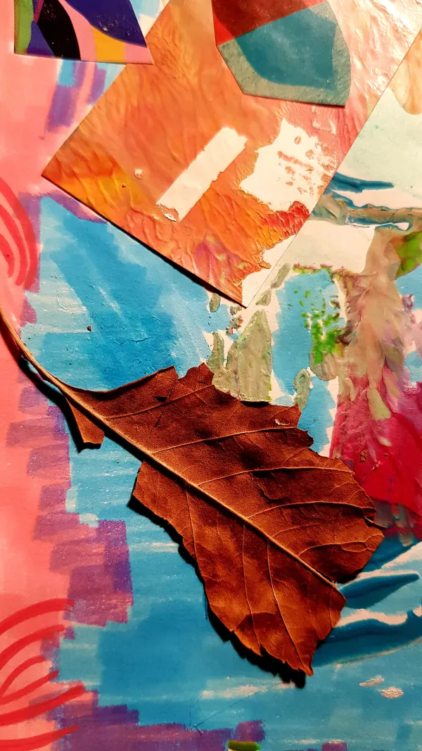 Atelier collage, écriture et techniques mixtes