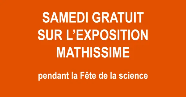 Samedi gratuit sur l'exposition