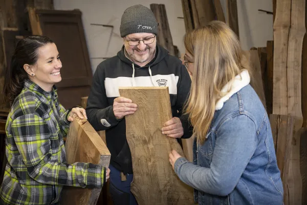 Com Les Pros : visite de la Bois'cyclerie