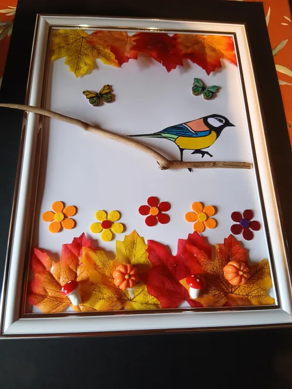 Atelier créatif  : tableau aux couleurs flamboyantes de l’automne