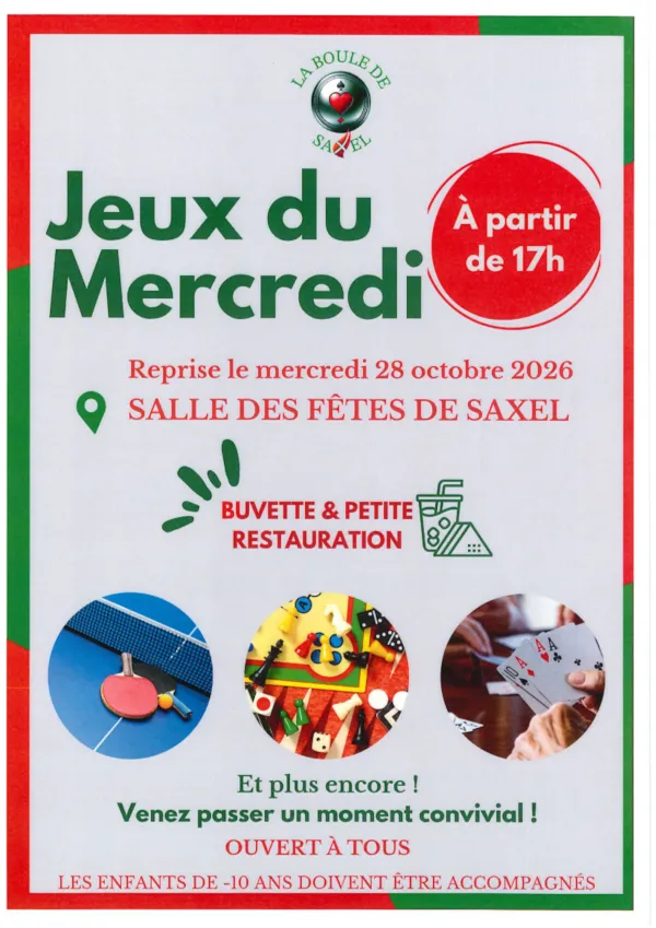 Jeux du mercredi soir