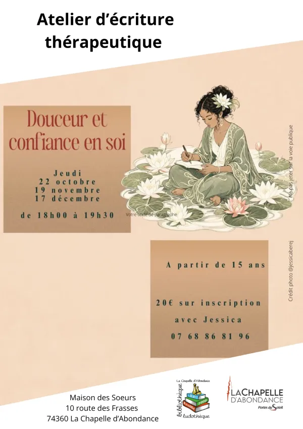 Atelier d'écriture thérapeutique