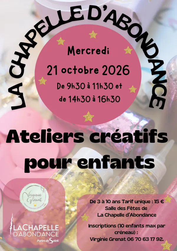 Atelier créatif enfants avec Virginie
