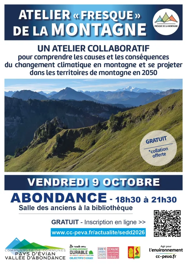 Atelier fresque de la montagne