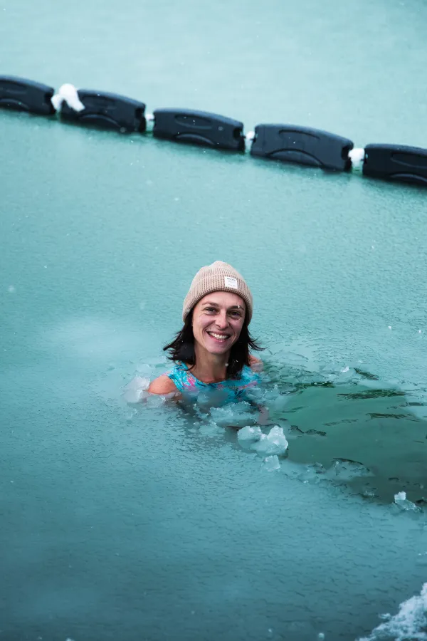 Nage hivernale_Combloux