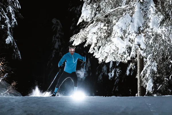 Ski Nordique en nocturne Le Grand-Bornand