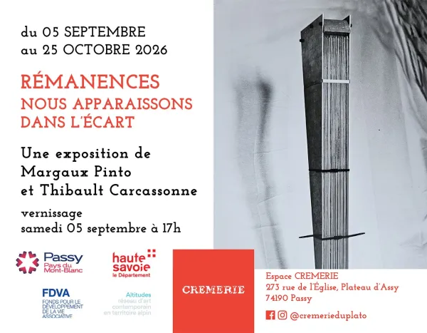 Visite commentée de l'exposition Rémanences - La CREMERIE