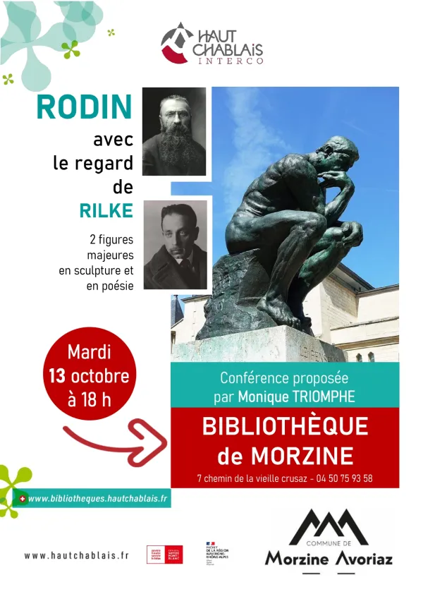 Conférence – Rodin Avec le Regard de Rilke