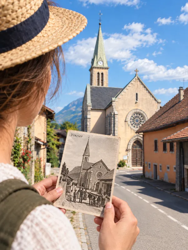 Sur les pas de grand-père à Vinzier