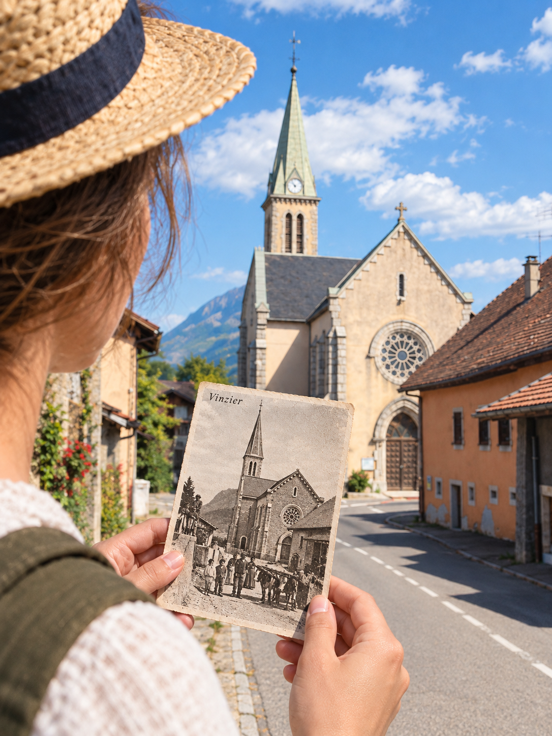 Sur les pas de grand-père à Vinzier à Vinzier