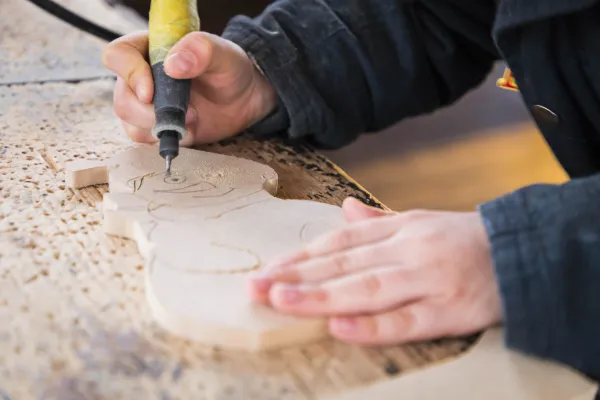 Atelier Bambin des bois au Grand-Bornand