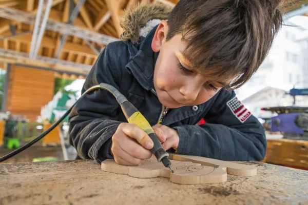 Atelier Bambin des bois au Grand-Bornand