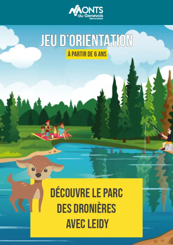 Jeu d'initiation à l'orientation - Découvre le Parc des Dronières avec Leidy