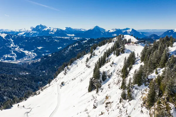 Piste rouge : Grande boucle du Croz