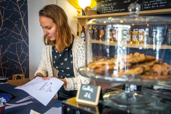 Café Librairie Bol d'Air aux Contamines