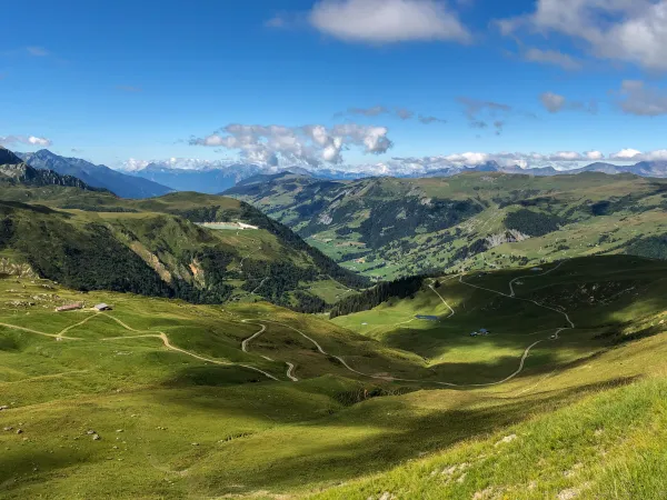 Le Beaufortain, vu depuis le sentier du Col de la Fenêtre