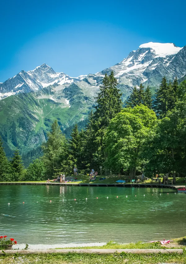 Lac de l'étape les Contamines Montjoie