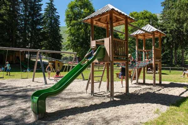Jeux de l'étape aux Contamines Montjoie