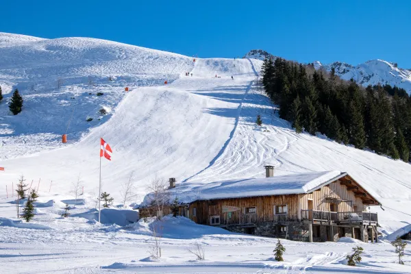 Piste côté Hauteluce