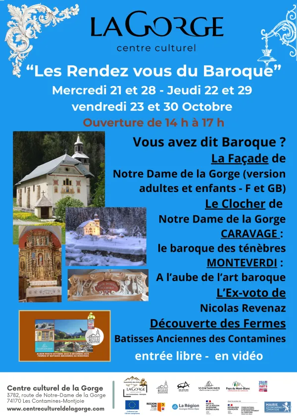 Les Rendez-vous du Baroque au Centre Culturel de la Gorge