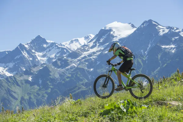 Piste de descente VTT Les Clarines
