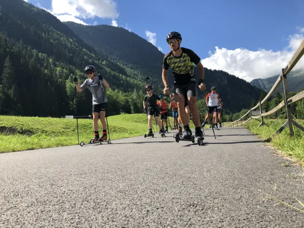 Ski roue avec Alpinum aux Contamines Montjoie