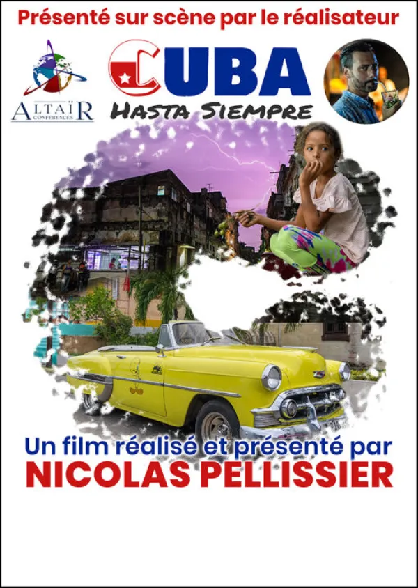 Projection du film "Alataïr conférences : Cuba hasta siempre" au Centre Culturel de la Gorge
