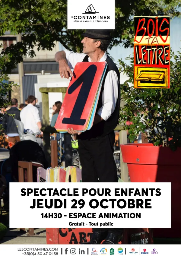 Spectacle pour enfants : Bois ta lettre