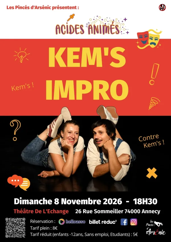 Théâtre d'improvisation : Kem's Impro