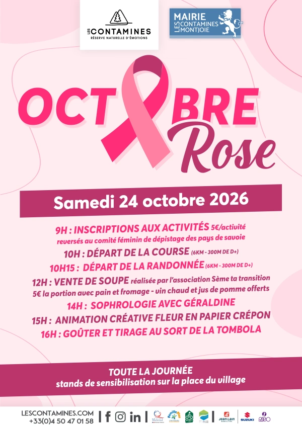 Octobre Rose aux Contamines_Les Contamines-Montjoie